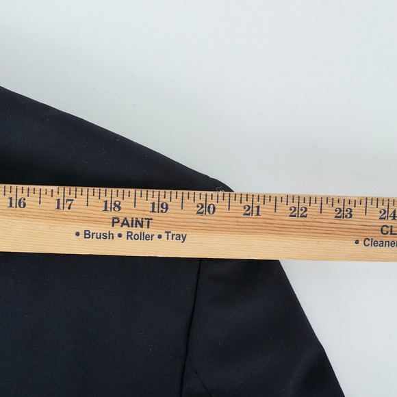 Jos A Bank 44R Navy Blue + Gold Buttons Wool Blazer Sport Coat Suit Jacket - Picture 12 of 15